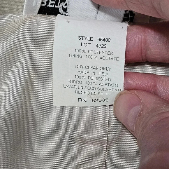 Betsy & Adam Jaslene MP Corset Gown Set Deadstock Mint Green Vintage Dress 90s - Picture 6 of 13